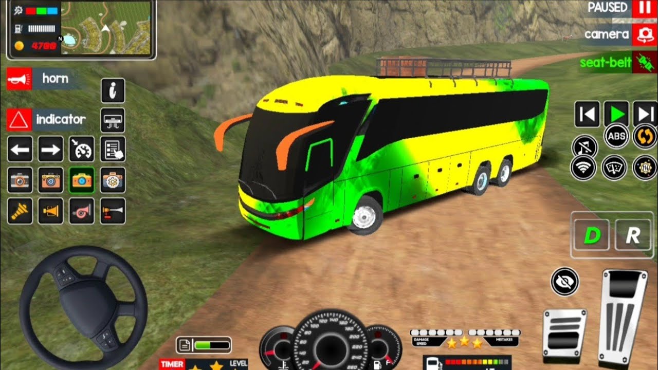 Indian Bus Simulator Coach bus offload Driving Gameplay part2