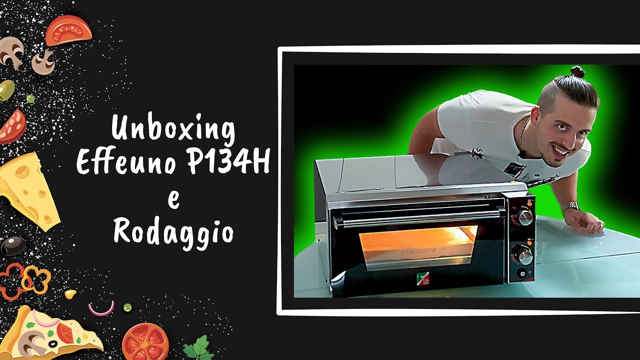 Unboxing Pizza oven Effeuno P134H 450°C, first ignition and running in 🔥  Goodbye Illillo Extreme ♥️ 