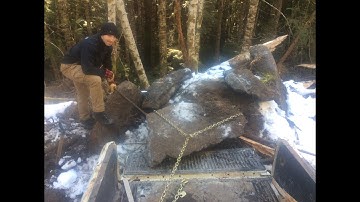 Ultimate Rockhounding Tools - the making of an AMMONITE-FOSSIL-MARBLE Table.  Prospecting, Mining