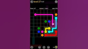 Flow Free - Classic 8x8 - Level 27