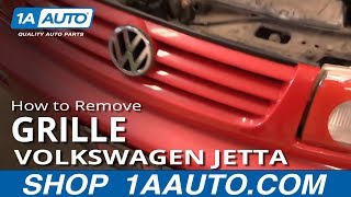 How to Replace Grille 96-99 Volkswagen Jetta 2000 Volkswagen Jetta Grill