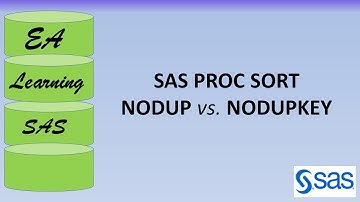 SAS PROC SORT NODUP vs. NODUPKEY