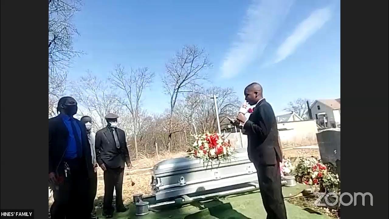 Alberta Hines' Funeral Zoom YouTube