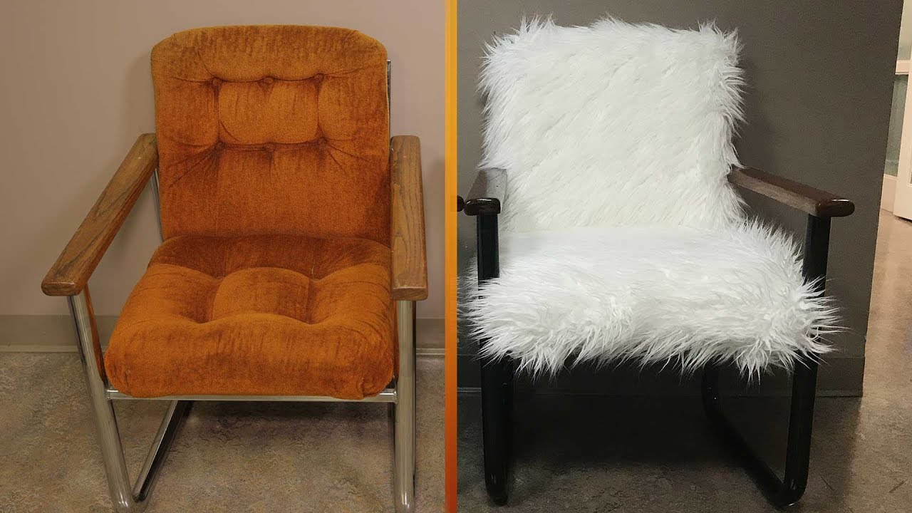 You CAN Reupholster Your Chair Seats Yourself (And for Less Than $50!) | Rachael Ray Show