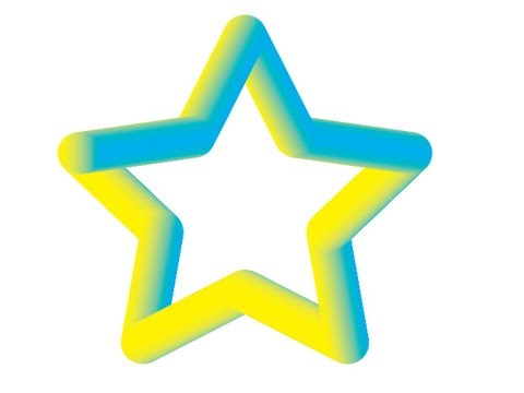 3D isometric Star shape in adobe illustrator, Replace spin option