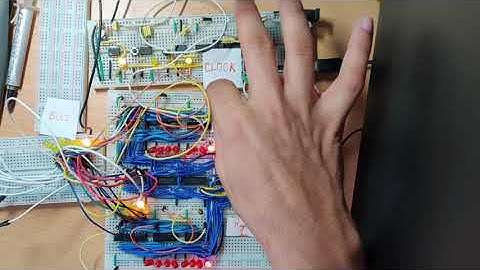 Fun experiment 8 Bit Computer ALU: Binary Counter