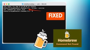 How to solve the homebrew installation problem "Zsh: command not found - brew" | 2023
