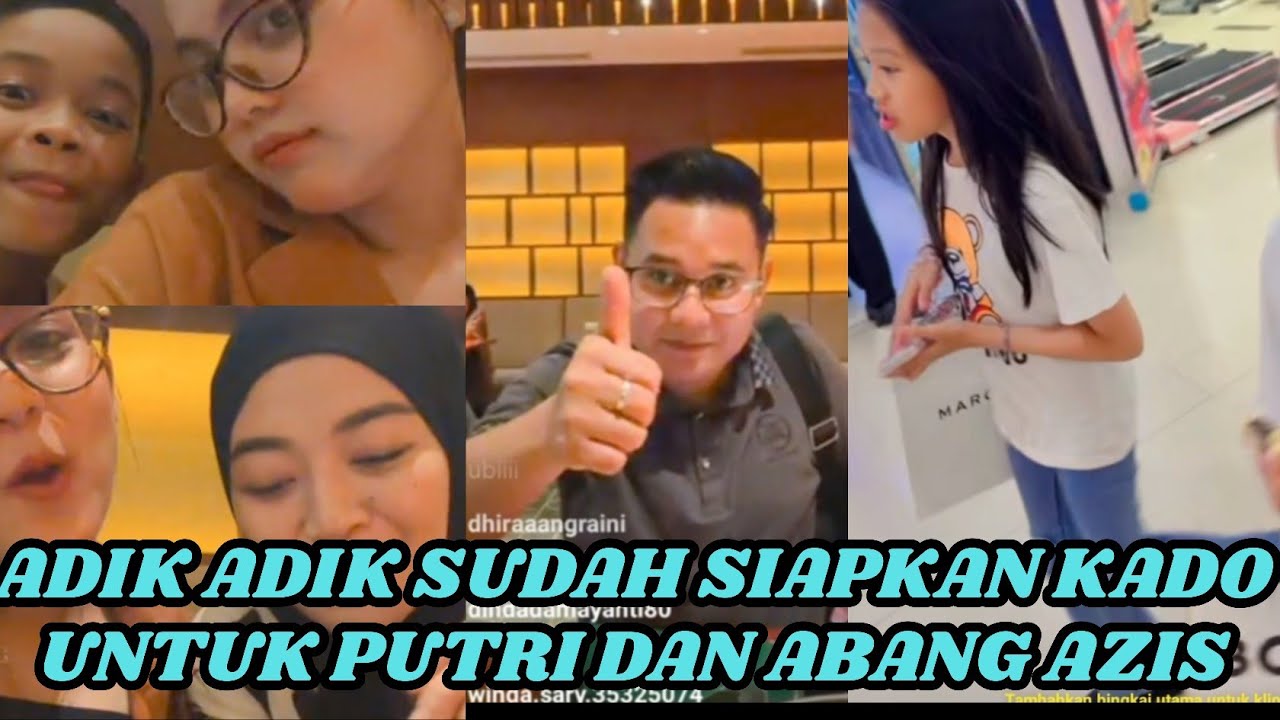 Putri dan Abang Azis Dapat Kado Ultah dari Bunda Hj.Rhenny dan Anak Anaknya