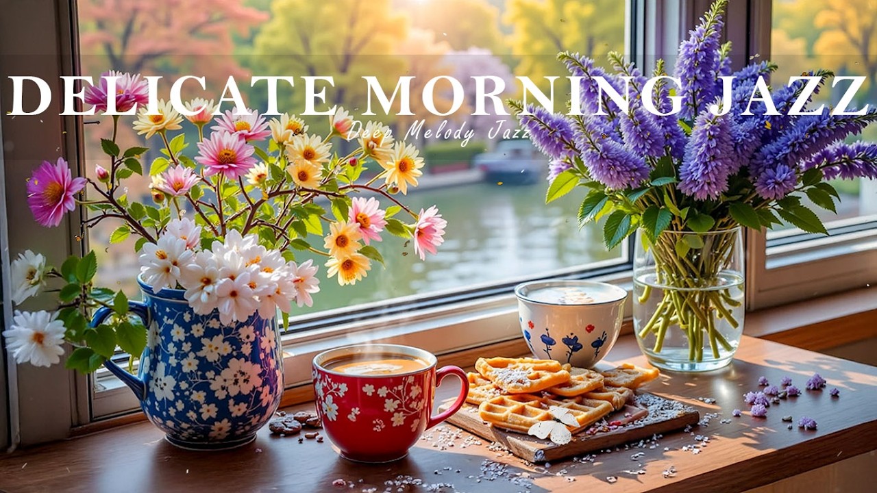 Нежный утренний джаз ☕ Мягкая инструментальная босса-нова и кафе-джаз для отдыха, учебы и работы