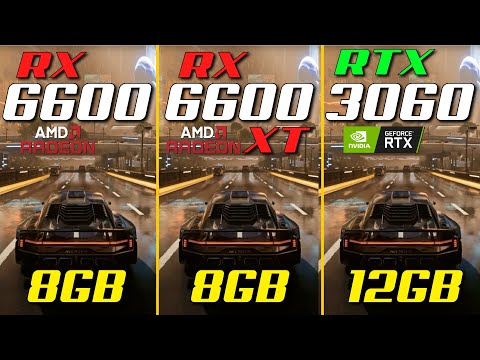RX 6600 vs. RX 6600 XT vs. RTX 3060