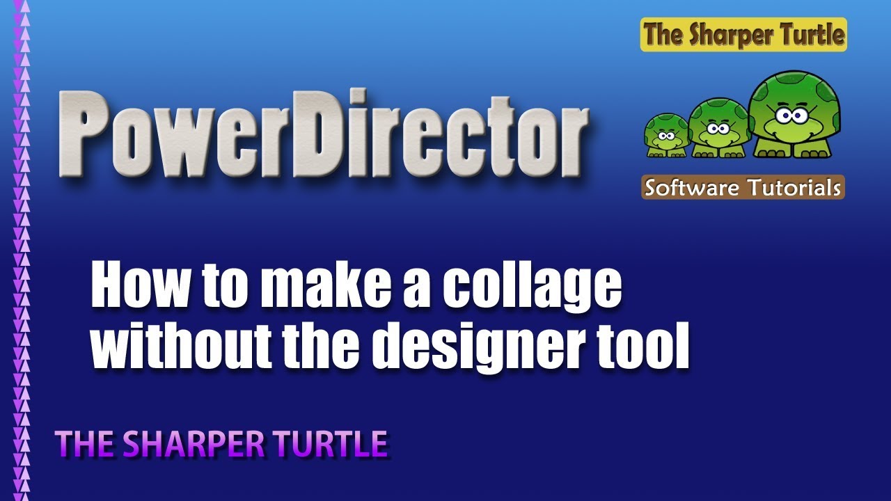 collage photo en ligne gratuit PowerDirector - Making a collage without the designer tool