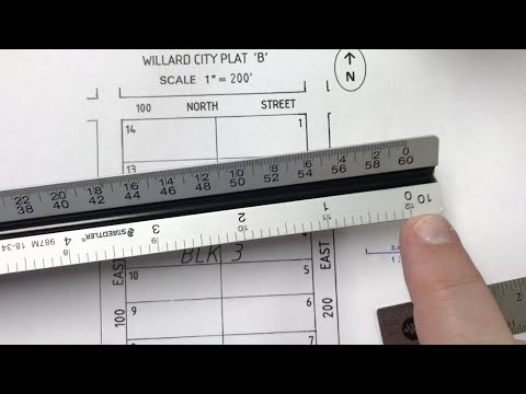 How To Use An Architectural Scale Ruler (Metric) 