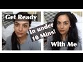 Get Ready With Me- &quot;My under 10 min&quot; daily makeup routine + OOTD