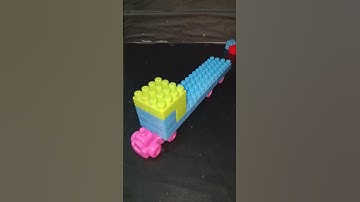 Satisfying DIy Lego Big Lorie /ASMR Building Blocks/ Emran Toys #buildingblocks #shortvideo #shorts