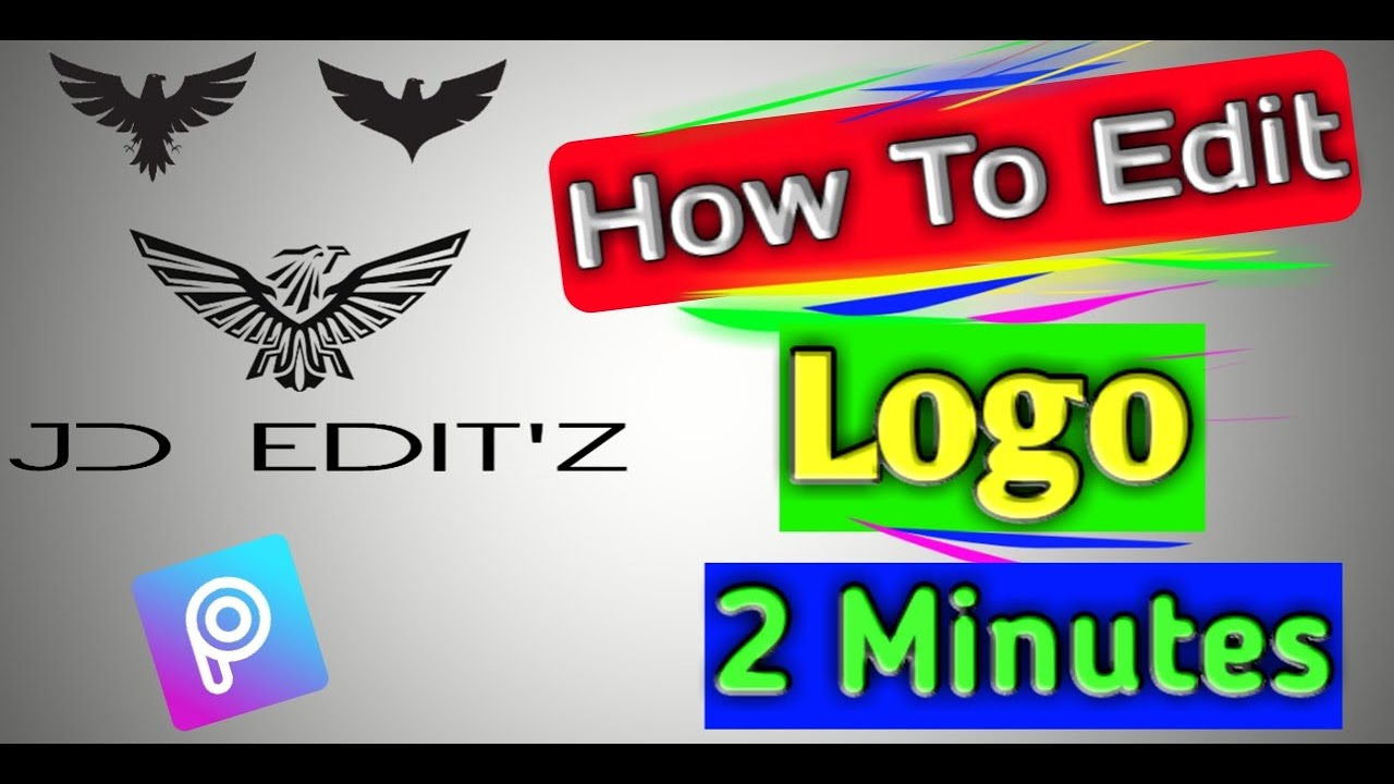 Professional Logo Design | How to edit logo on picart 🔥||Step By Step ...