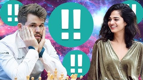 True chess game 204 Tania Sachdev vs Magnus Carlsen