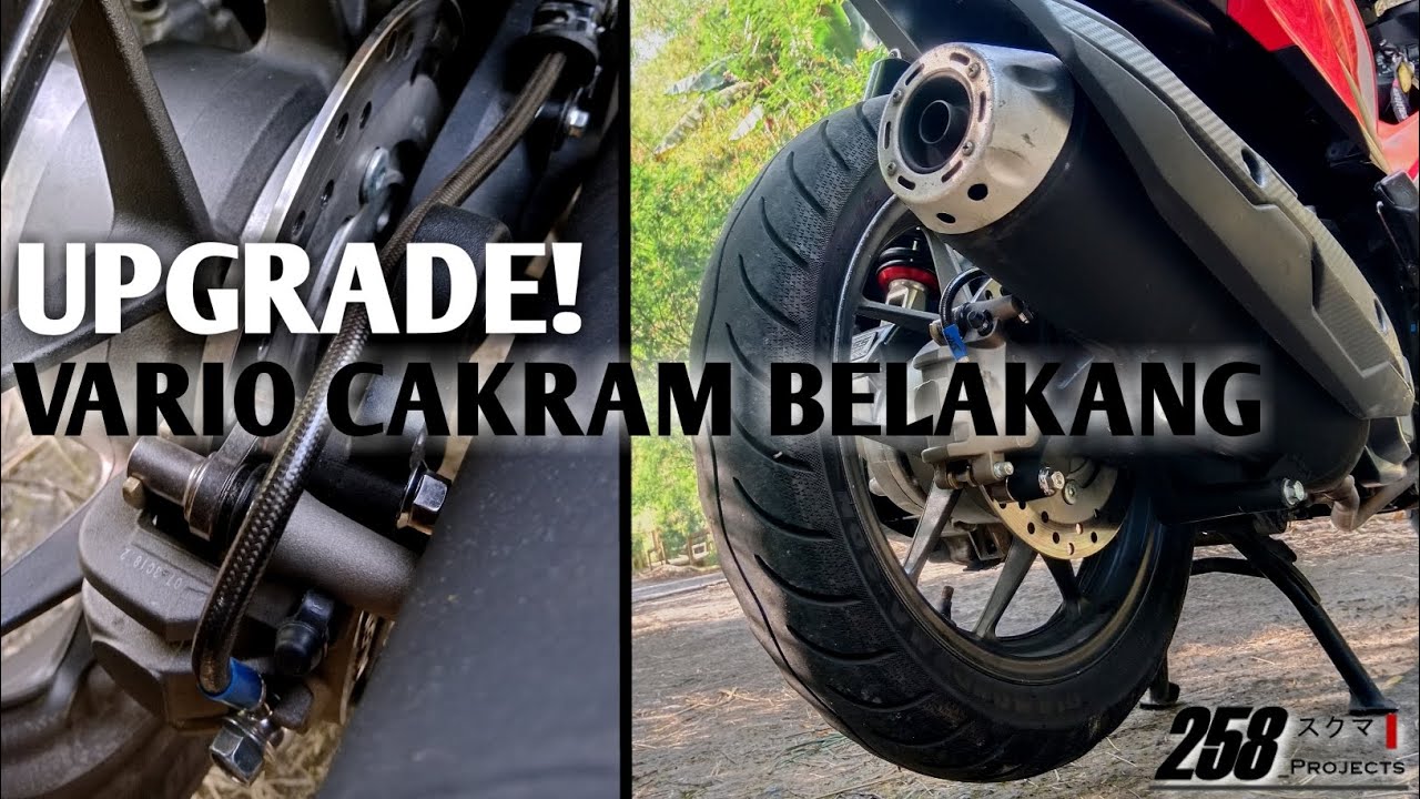 UPGRADE!  Vario Double Disk / Kaliper Belakang