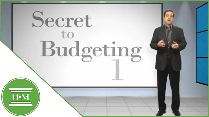 The Secret to Budgeting? Don't Budget