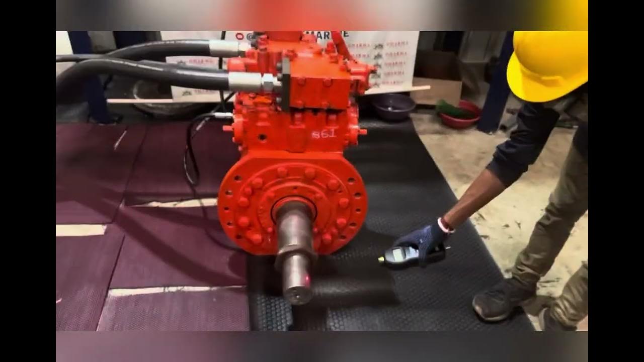 HVKA / HK A / HVLG DSS IHI HYDRAULIC MOTOR TESTING. DECK CRANE