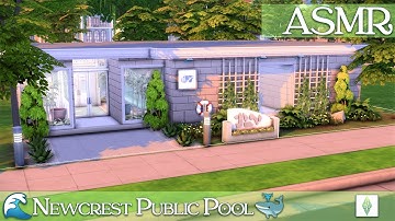 🌊Newcrest Public Pool | The Sims 4 ASMR Relaxing Build