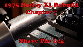 1975 Harley XL Rebuild - Shave The Legs - Nbr 244
