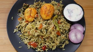 Methi Egg Pulao | Quick Lunch Box Recipe | Egg Methi Pulav | Rice Recipes Easy | Quick Rice Recipe