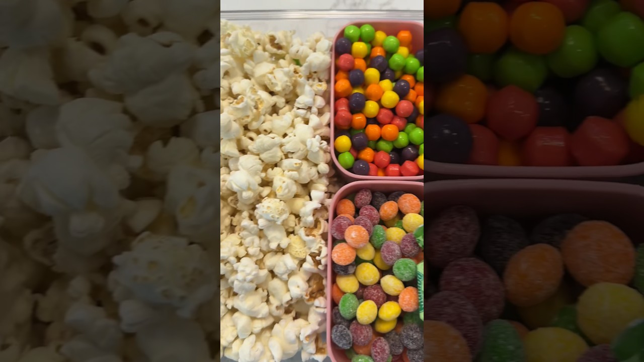 Movie Night Snack Box π¬πΏπ #snackbox #asmr #restock #movienight #snacks #candy #viral #shorts #fyp