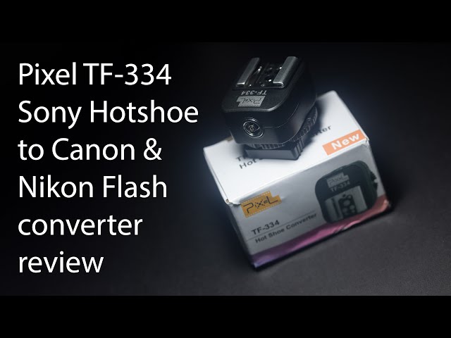 Pixel TF-334 Sony Hotshoe to Canon & Nikon Flash converter