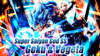DRAGON BALL LEGENDS Super Saiyan God SS Goku & Vegeta Abilities Commentary Video