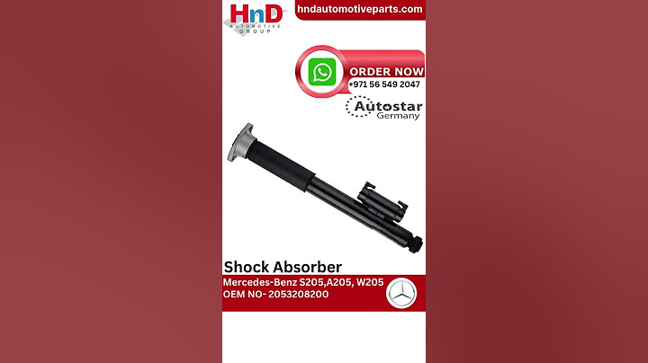 Top-Quality Shock absorber For Mercedes-Benz S205, A205, W205 2053208200 #mercedesbenz