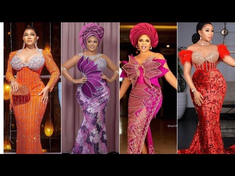 70 Latest Lace Style Designs For 2024 (Updated) | ThriveNaija | Latest lace  styles, African lace styles, Lace fashion
