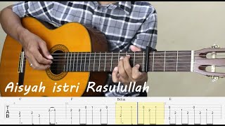 AISYAH istri RASULULLAH - Fingerstyle Guitar Tutorial TAB