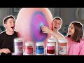 3 COLORS OF COTTON CANDY CHALLENGE!!