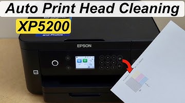 Epson XP5200 Print Head Cleaning (Automatic)