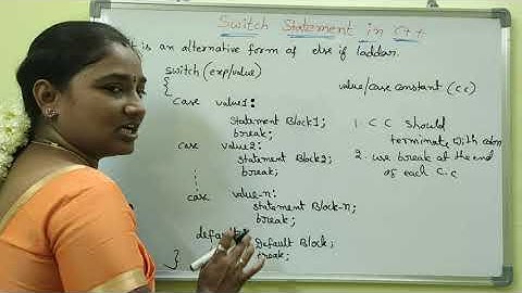 Switch Case Statement || Switch Case Statement in C++ Both in Telugu & English|Telugu Scit Tutorials
