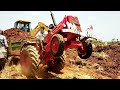 Mahindra 575 DI Tractor stunt with fully loaded trolley|Mahindra tractor power|CFV|