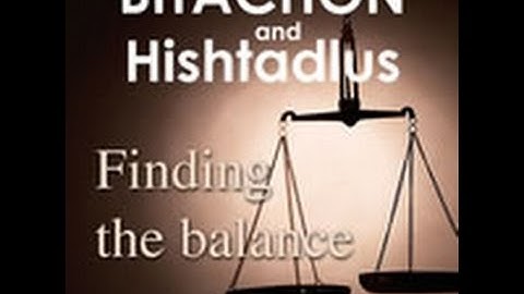 Shmuz #51 - Bitachon And Hishtadlus: FInding The Balance