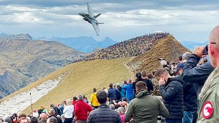 AXALP 2023 F/A-18 extreme Action 🇨🇭 4K Swiss Air Force Airshow