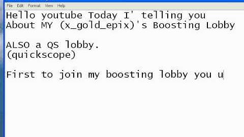 Boosting Lobby - Quickscope Lobby - Mw2 Hack