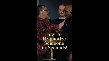 How to hypnotize someone in SECONDS!