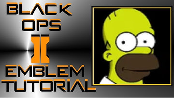 Call of Duty Black Ops 2 : Homer Simpson Emblem Tutorial