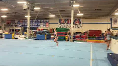 Ellie Kearns 2024 - Floor Front Layout Punch Rudi - November 2022 - Level 10 Gymnastics