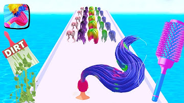 Hair Rotate Run - All Levels Gameplay Android,ios game Mobile Game New Update (Levels 10-11)