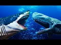 दुनिया की सबसे बड़ी शार्क Megalodon Vs Leviathan | LARGEST Shark In The World Megalodon Vs Leviathan