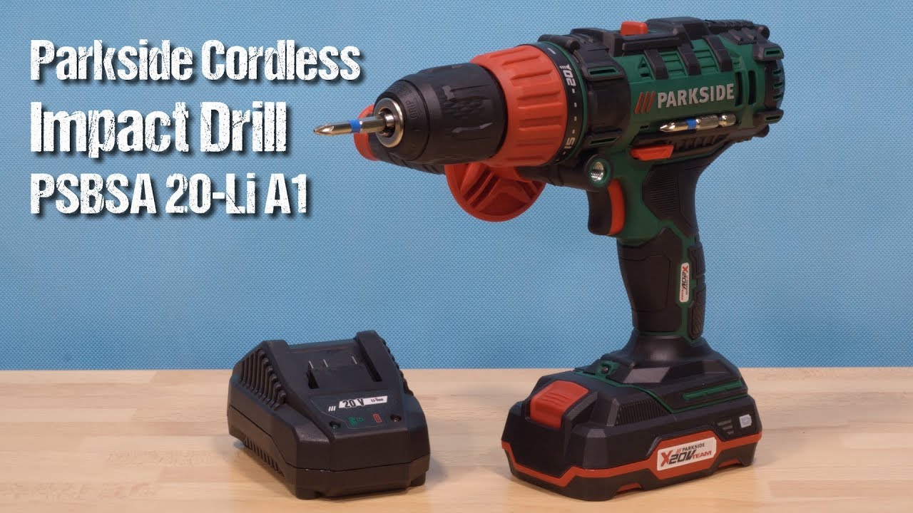 Parkside Cordless Impact Drill PSBSA 20Li A1 unboxing & review