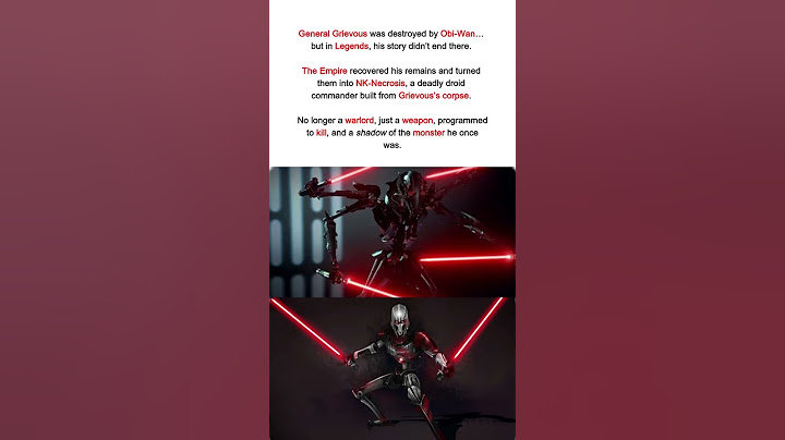 What Happened To General Grievous AFTER Order 66?