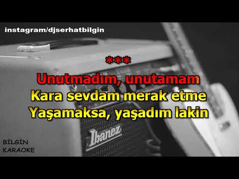 Mustafa Ceceli - Unutamam (Karaoke) Orjinal Stüdyo