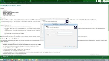 TSC Printer Network configuration and installation