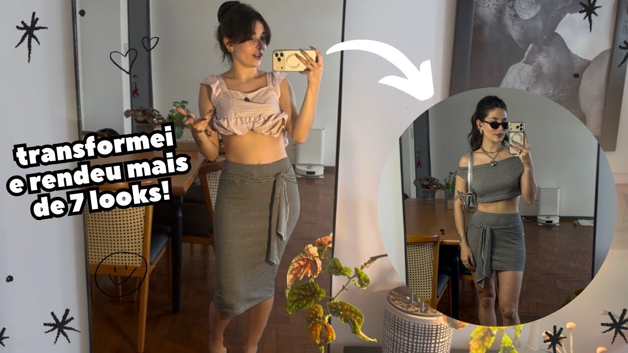 VLOGÃO DA CUSTOMIZAÇÃO | fazendo 2 peças e montando mais de 7 looks