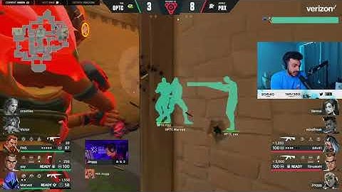 NO SHOT OPTIC LOST A 3V1 | Tarik Watch Party | Valorant VCT Masters